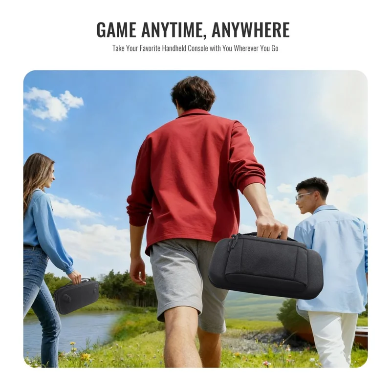 JYS-X158 til Asus ROG Xbox Ally X (2025) / Ally (2025) bærbar konsol opbevaringstaske vandtæt stødfast beskyttende taske med aftagelig tilbehørstaske