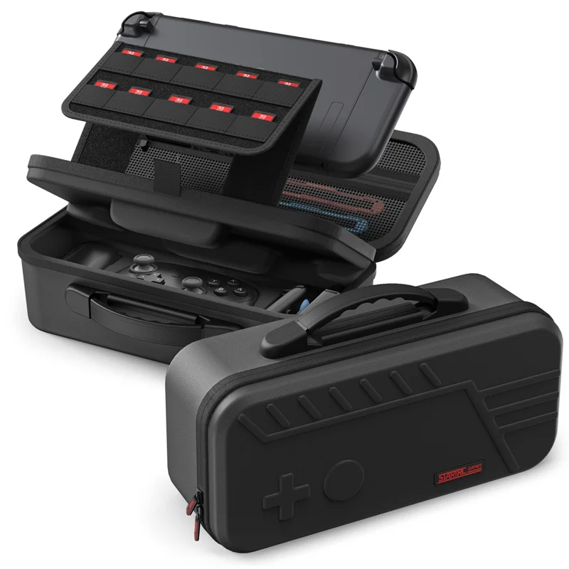 STARTRC GAMES For Nintendo Switch 2 Console / Switch 2 Pro Controller Carrying Case Travel PU Storage Bag