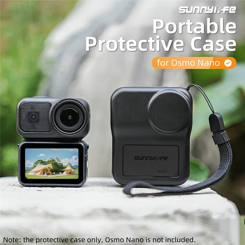 SUNNYLIFE ON-SN126 For DJI Osmo Nano Portable Storage Case Shockproof Scratch-Resistant Protective Cover Dustproof Waterproof Storage Box with Lanyard