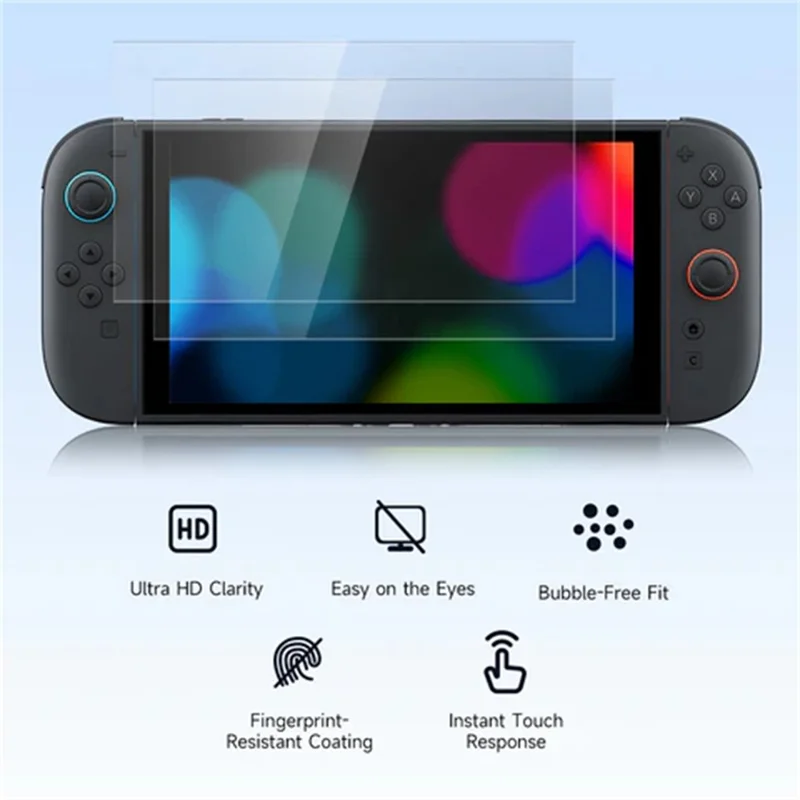 EASYSMX A04 4 in 1 For Nintendo Switch 2 Game Console Carrying Bag Screen Protector Joy-Con Cover Joystick Cap Set