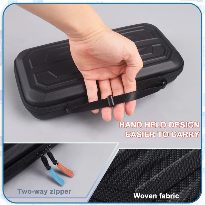 Portable Carrying Case for Nintendo Switch 2 EVA Hard Shell Protective Storage Bag with 2Pcs Joystick Caps