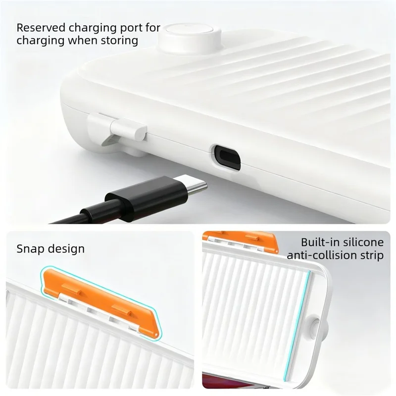 For Nintendo Switch 2 Game Console Hard Shell Case Translucent Matte PC Protective Storage Cover - White