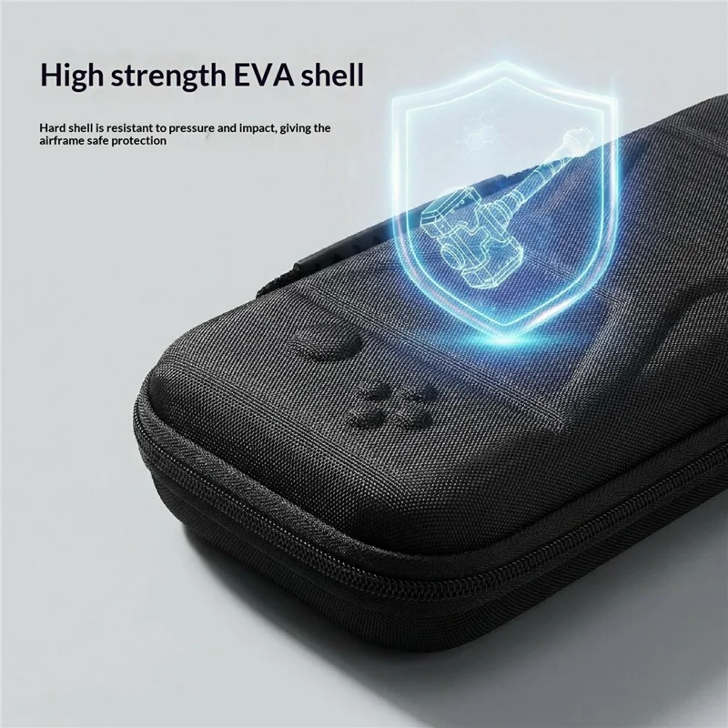 حقيبة تخزين محمولة لوحدة تحكم الألعاب Lenovo Legion G7 / G9، حقيبة نقل واقية من مادة EVA - أسود