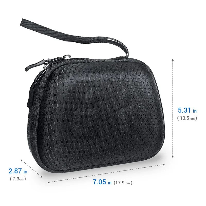 JYS SDM009 Controller Carrying Case for Steam Controller  /  Switch Pro  /  Switch 2 Pro  /  PS5  /  PS4  /  Xbox Hard EVA Travel Storage Bag - Black