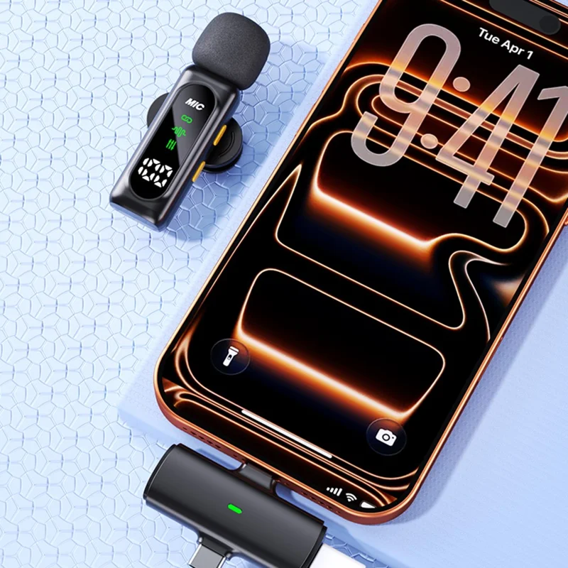 T90 Kit de Micro-cravate Sans Fil 4-en-1, Écran OLED, Réduction Active du Bruit ANC, Portée 20 m, Micro-cravate (4 Micros + 1 Récepteur)
