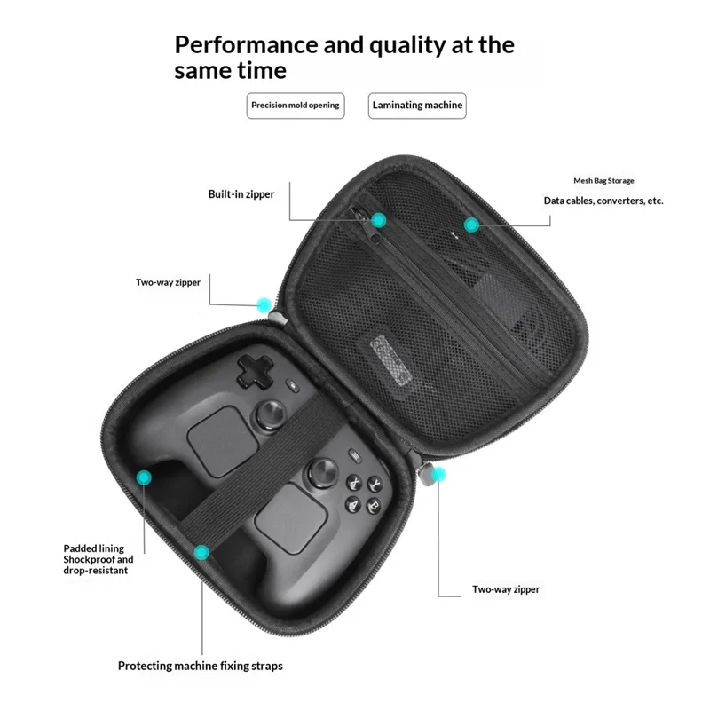 Étui de transport pour manette Steam Controller 2, housse de protection rigide en EVA, sac de voyage anti-choc, pochette portable