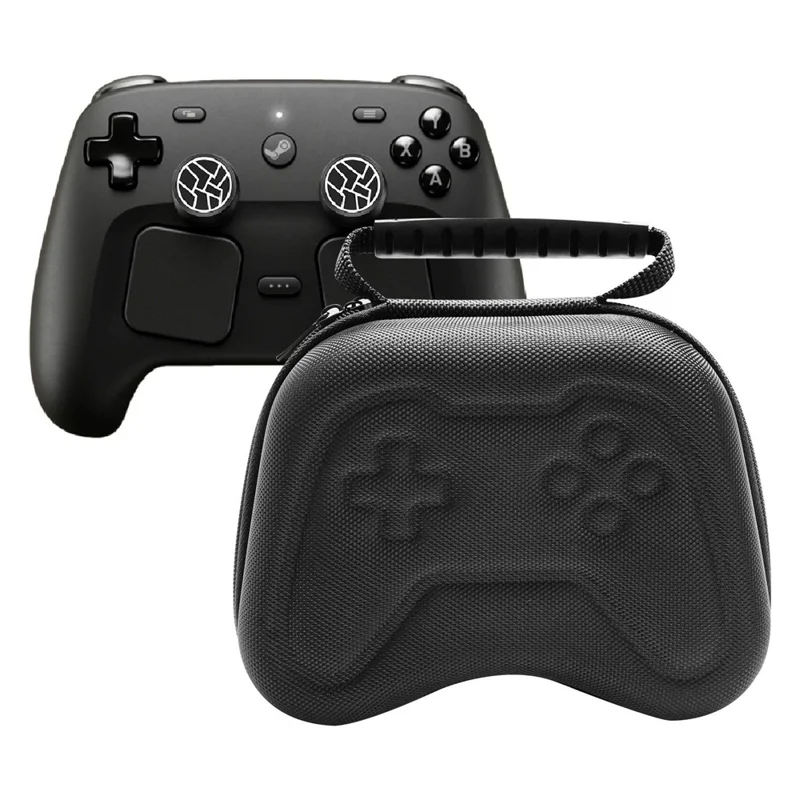 For Steam Controller (2. generation) opbevaringstaske stødfast EVA beskyttende transporttaske - Sort