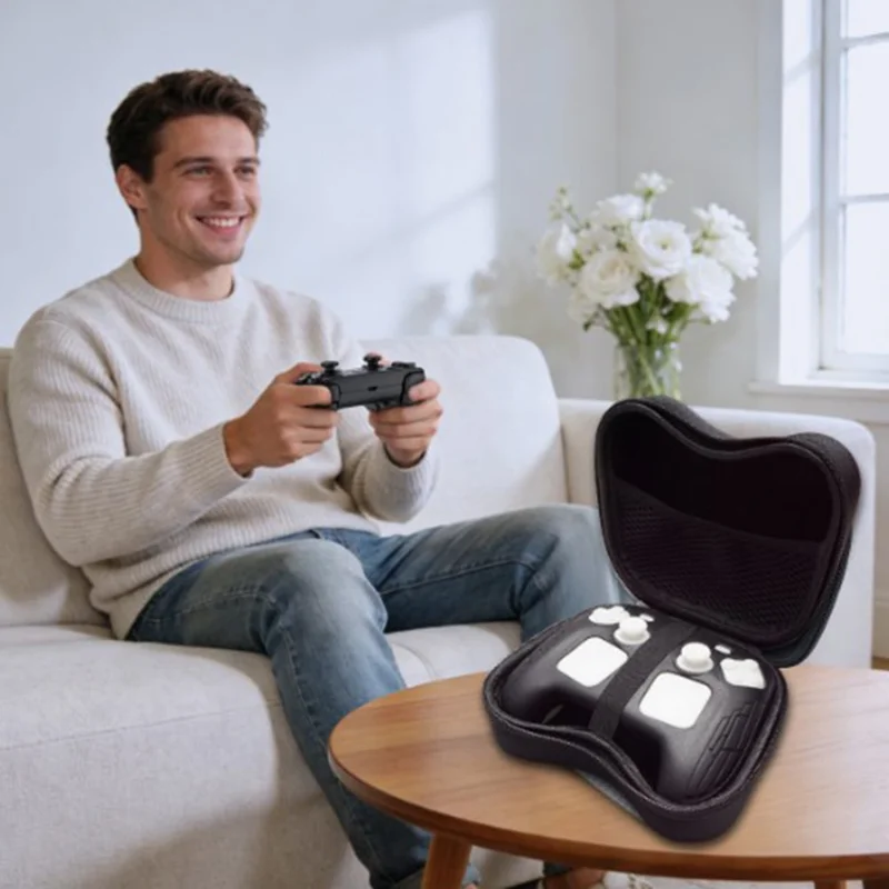 For Steam Controller (2. generation) opbevaringstaske stødfast EVA beskyttende transporttaske - Sort