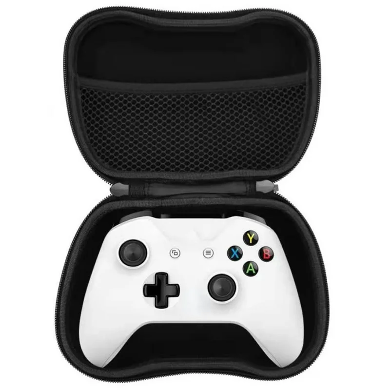 Storage Pouch for Sony PlayStation 5 / Xbox Series X / Series S / Nintendo Switch Pro EVA Material Shockproof Portable Case - Black