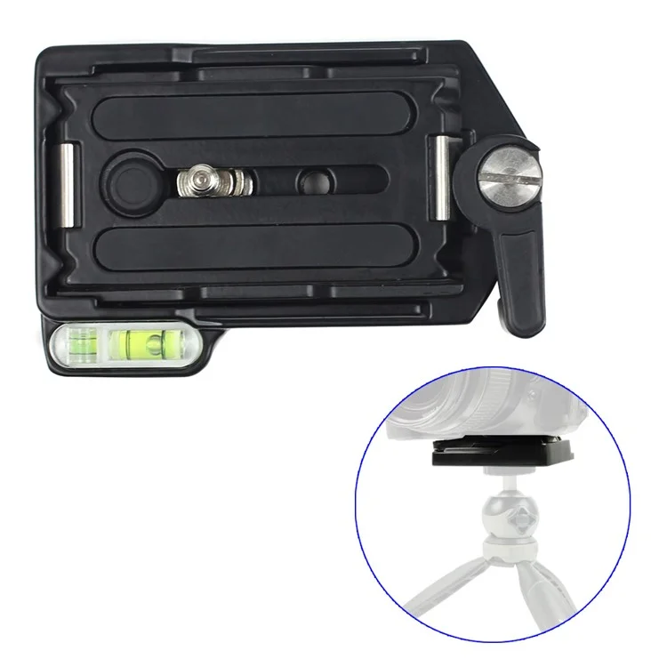 Placa de liberación rápida QRA-635L para montaje en trípode de cámara SLR y DSLR