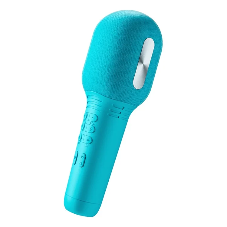 K9 Cute Kids Wireless Karaoke Microphone Home Bluetooth-compatible Handheld Music Mic - Blue