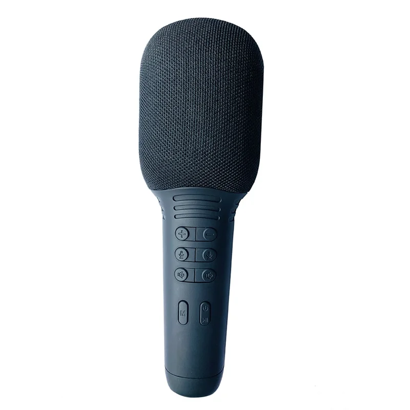 K9 Cute Kids Wireless Karaoke Microphone Home Bluetooth-compatible Handheld Music Mic - Black