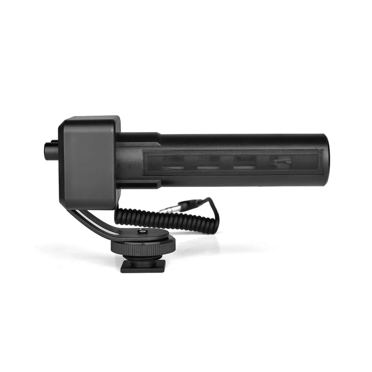 Yelangu Mic09 Professional en la Entrevista en la Cámara Gane Micrófono de 3,5 mm Enchufe de Audio Para la Cámara DSLR Vlog