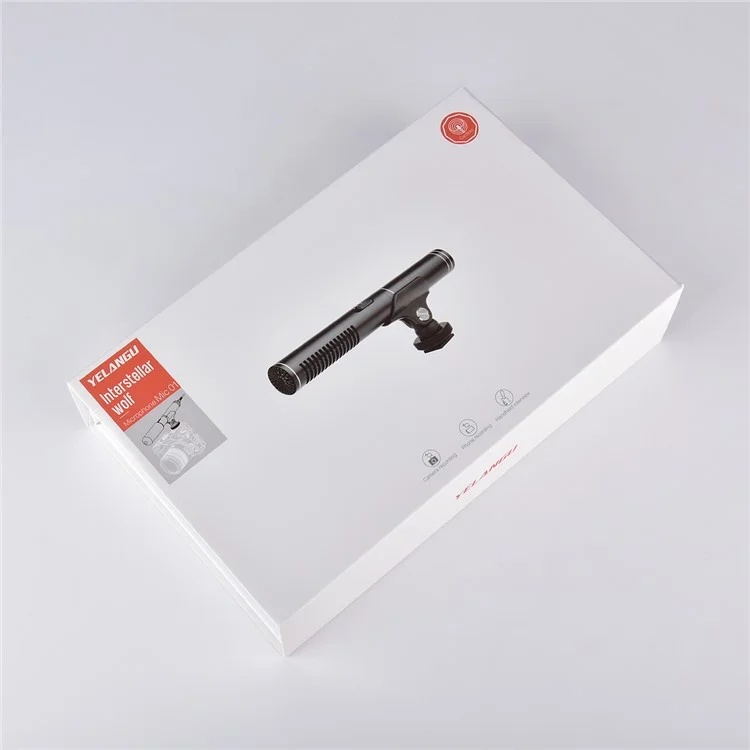 Yelangu Mic01 Micrófono de Condensador Para Voces de Grabación de Cámara Voice YouTube Tiktok