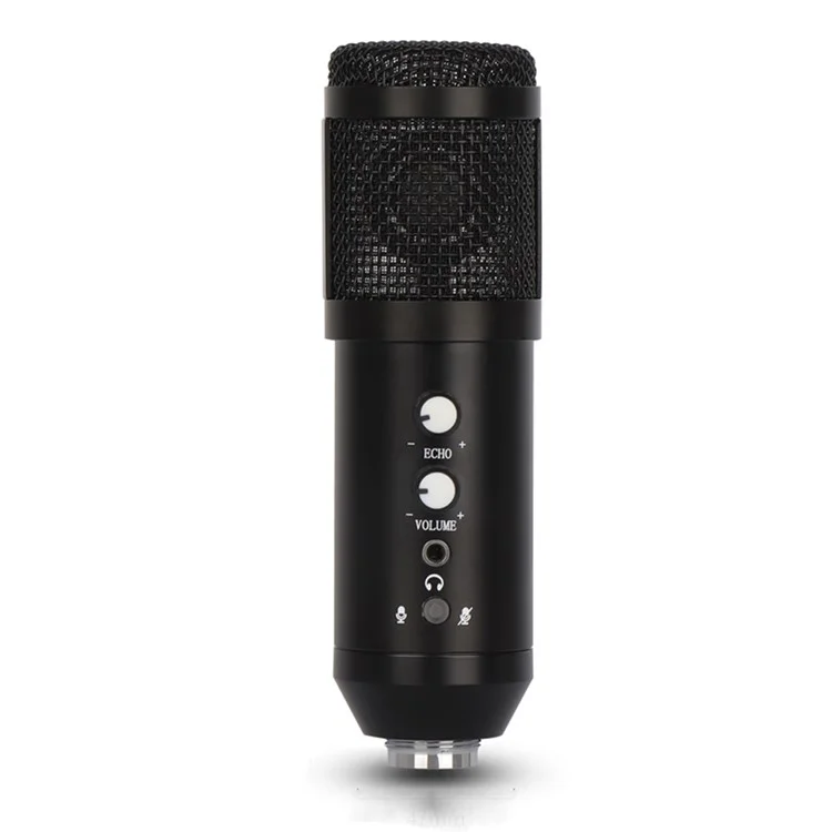 E102/192K Tripod USB Wired Condenser Microphone Professional Desktop Cardioid Mic for Recording/Singing/Teaching/Gaming/Live Broadcast