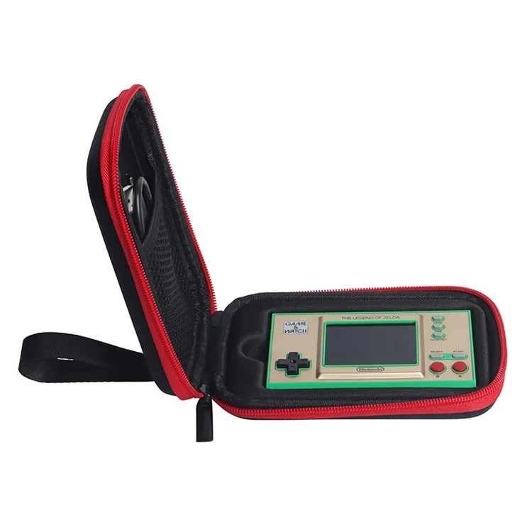 Carrying Case for Nintendo Game and Watch Protective Storage Organizer Bag - Red
