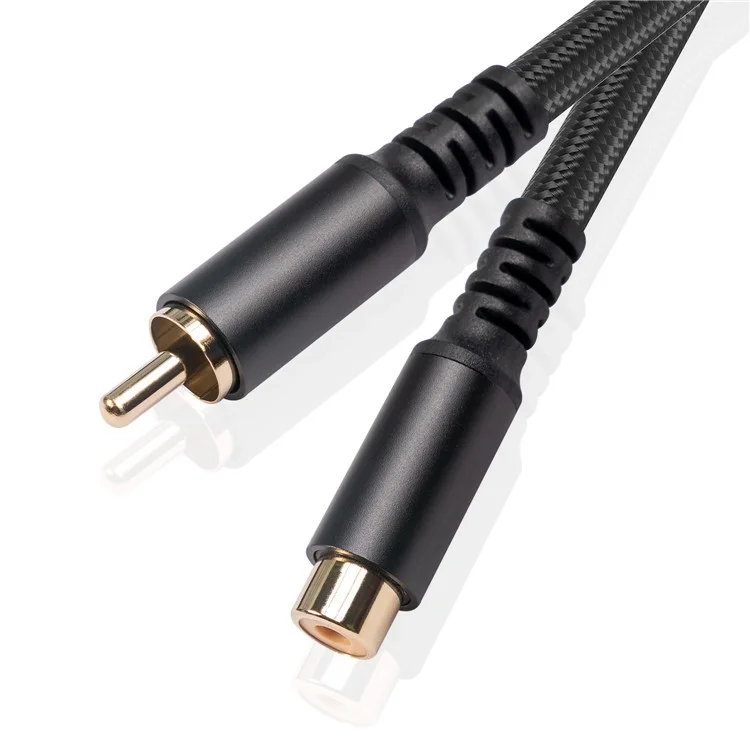 3709mf 1,8m RCA Male Para Feminino Cabo de Extensão de Áudio Aux Cord Para HDTV DVR Speaker