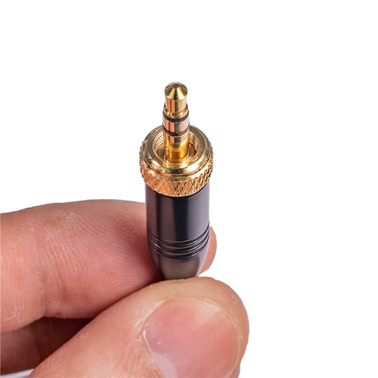 Innengewinde 3,5 mm Klinke zu 3-poliger Mini-XLR vergoldeter Adapter-Kabel für Mikrofone Kameras