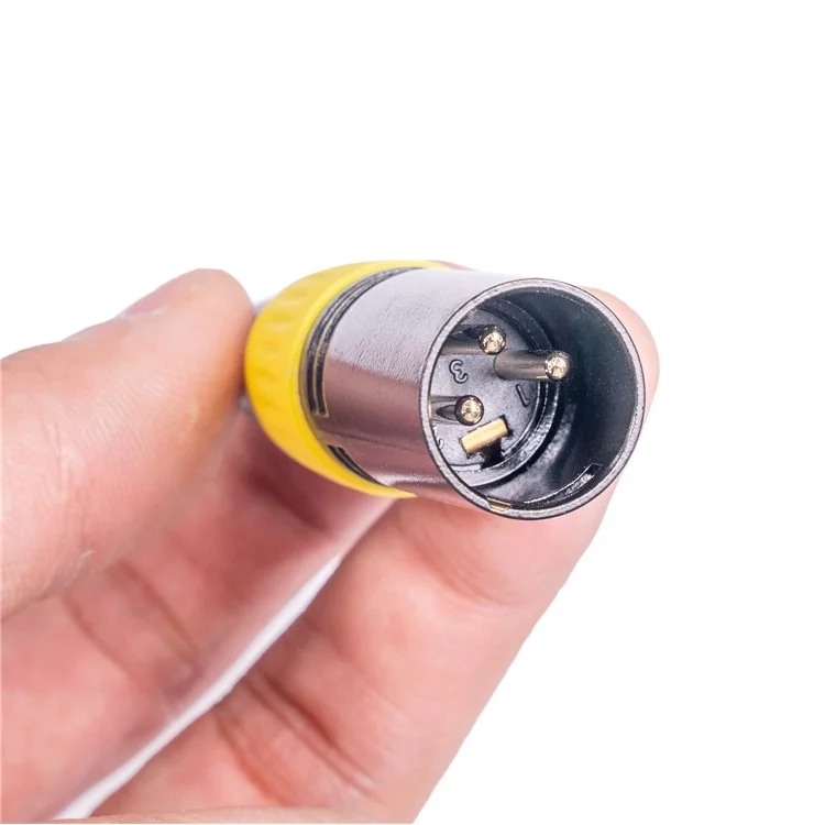 6.35mm+3.5mm Male to XLR 3Pin Converter Cable for Microphone Mixing Console Camera