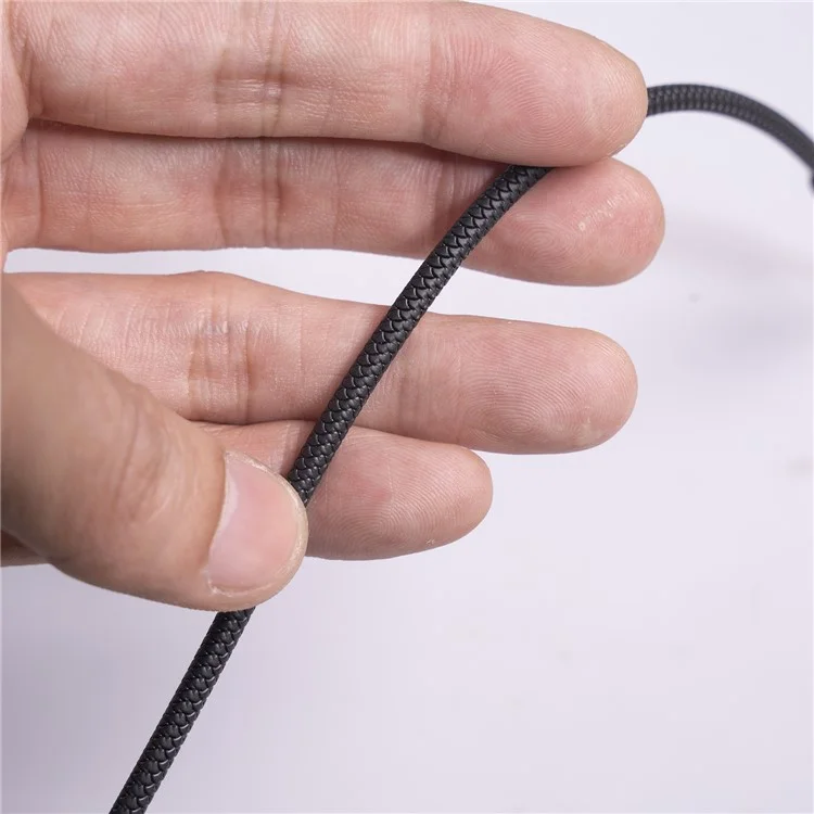 2130 1m 3.5mm Jack HiFi Stereo Audio Cable 3.5mm Male to Male Audio AUX Cable for Car Headphone Speaker - Red
