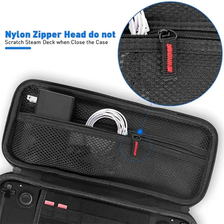 Pour la Console de Jeu de Pont Vapeur Sac de Rangement Portable Anti-rayures EVA Case de Transport EVA