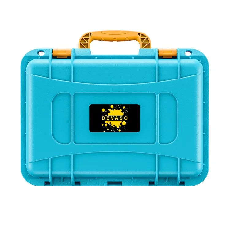 DEVASO Für Nintendo Switch Travel Box Wasserdichte Tragetasche Soft Lining Hartschale, Farbmischung - Orange+Blau