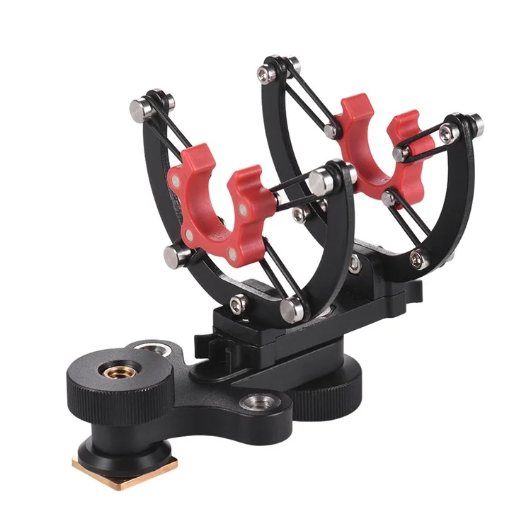 BOYA BY-C40 Suspensión Shomptmount Base de Rotación de 360 Grados Para un Micrófono de Escopeta de 20-22 mm