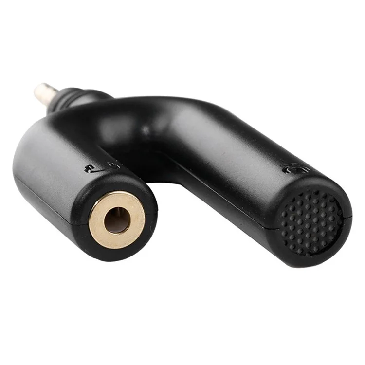 BOYA BY-AUM3 Microfono da 3,5 mm TRRS con adattatore splitter per cuffie a 3 posizioni da 3,5 mm per iPhone / iPad / iPod Touch
