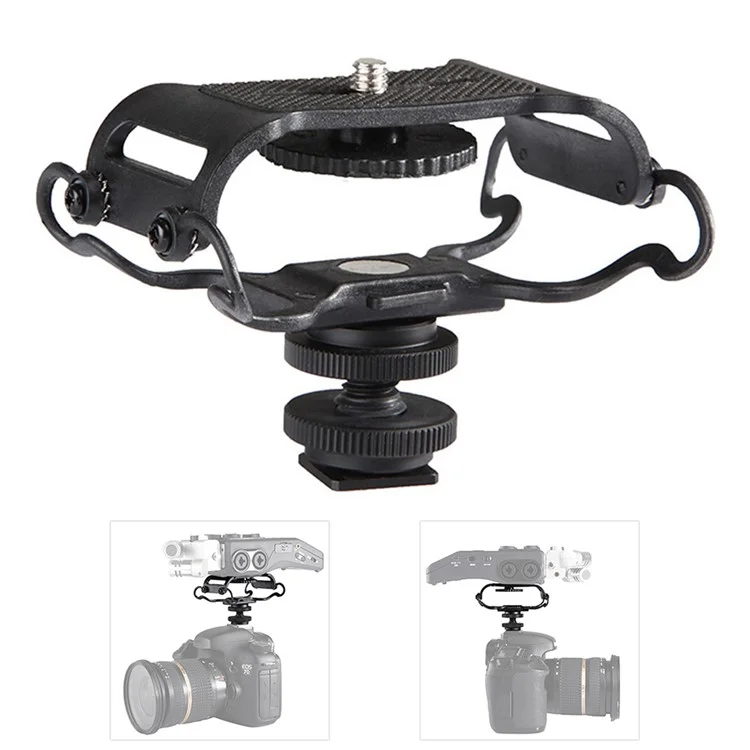 BOYA BY-C10 Микрофонный виброизолятор для Zoom H4n / H5 / H6 Sony Tascam DR-40 DR-05 Recorder Anti-Vibration Holder