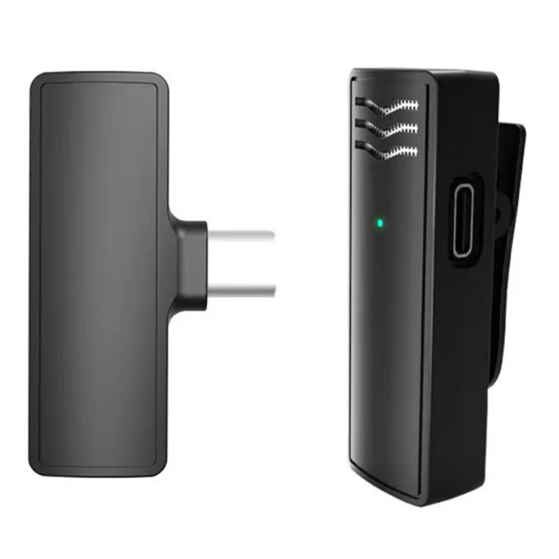 Transmisor inalámbrico de micrófono lavalier miniatura J60 + Receptor Micrófono lavalier portátil con conector Tipo-C