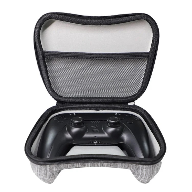 AOLION Portable Carrying Case for PS5 Controller Storage Bag Waterproof EVA Hard Shell - Black