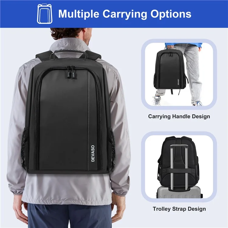 Devaso Para Sony PlayStation 5 Harmings Bag Game Consoler Organizer VR2 VR Auricles de Almacenamiento Mochila