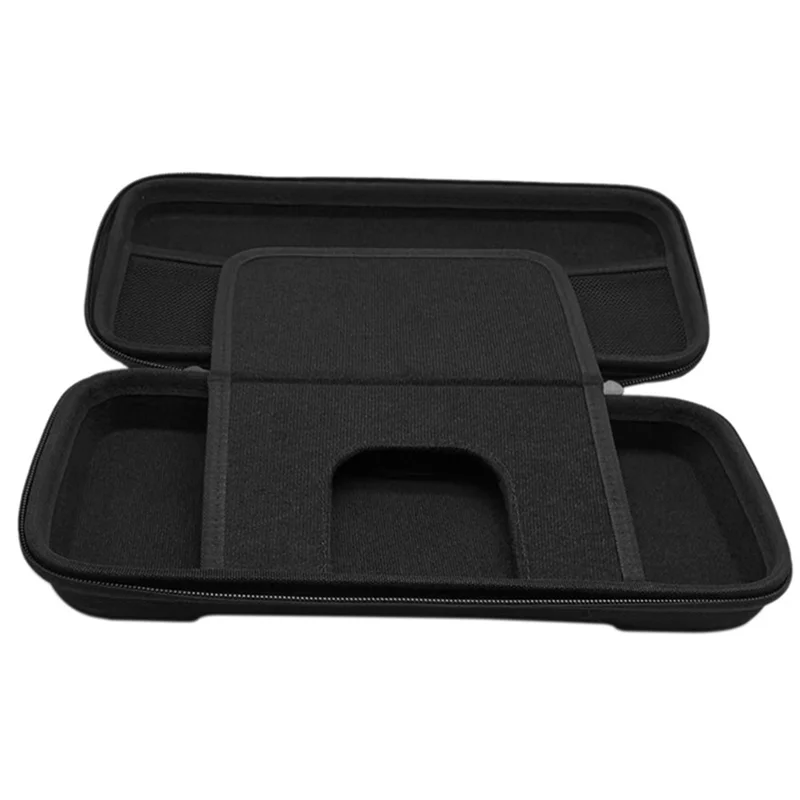 Pour la console de jeu ASUS ROG Ally Organisateur de sac de rangement Sac de rangement Nylon+EVA Coque rigide Sac de transport Accessoires de jeu - Noir