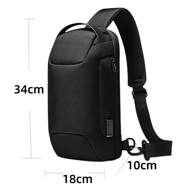 Für Asus Rog Ally Game Console Oxford Cloth Chest Bag Single Shoulder Bag mit Anti-theft Lock - Camouflage