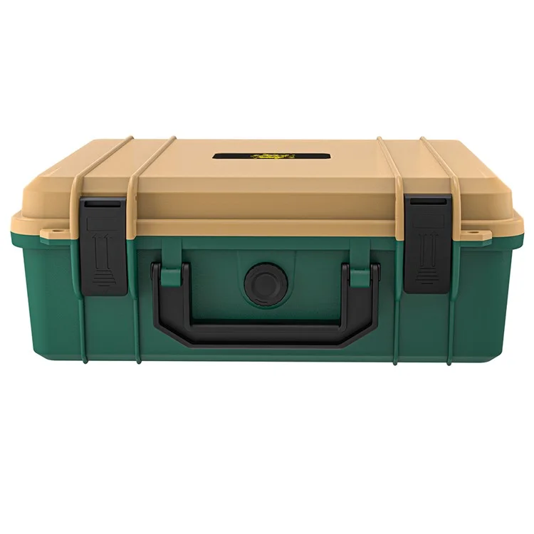DEVASO GY227 Waterproof Storage Box for Nintendo Switch Game Console Accessories Carrying Case, Gold Green