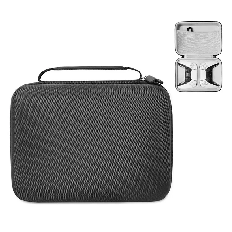 Для Sony PS5 Dual Gamepad Handbag Hard Shell Nylon Shockproof Game Controller Carrying Case