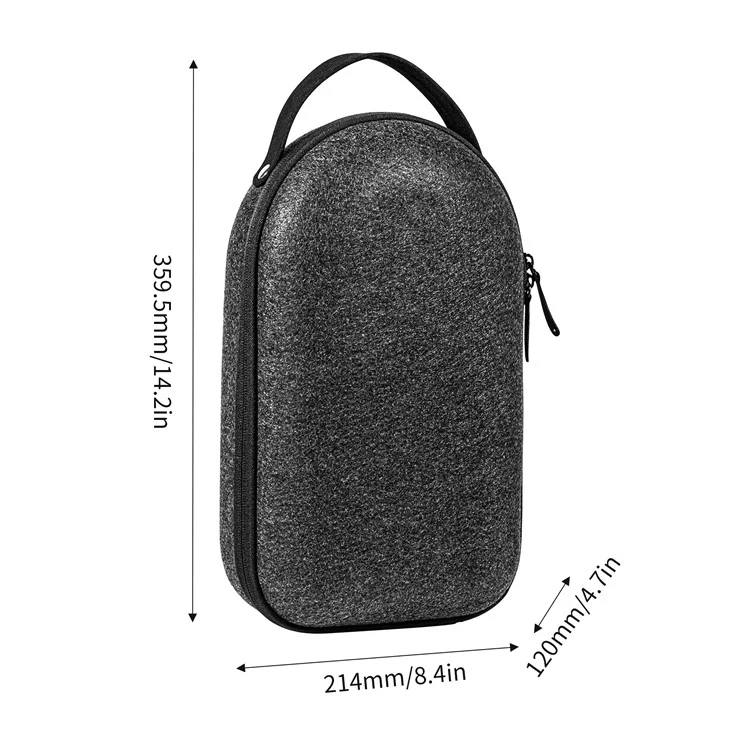 DEVASO For Oculus Quest2 / Meta Quest 3 VR Glasses Storage Bag Shockproof Felt Carrying Case