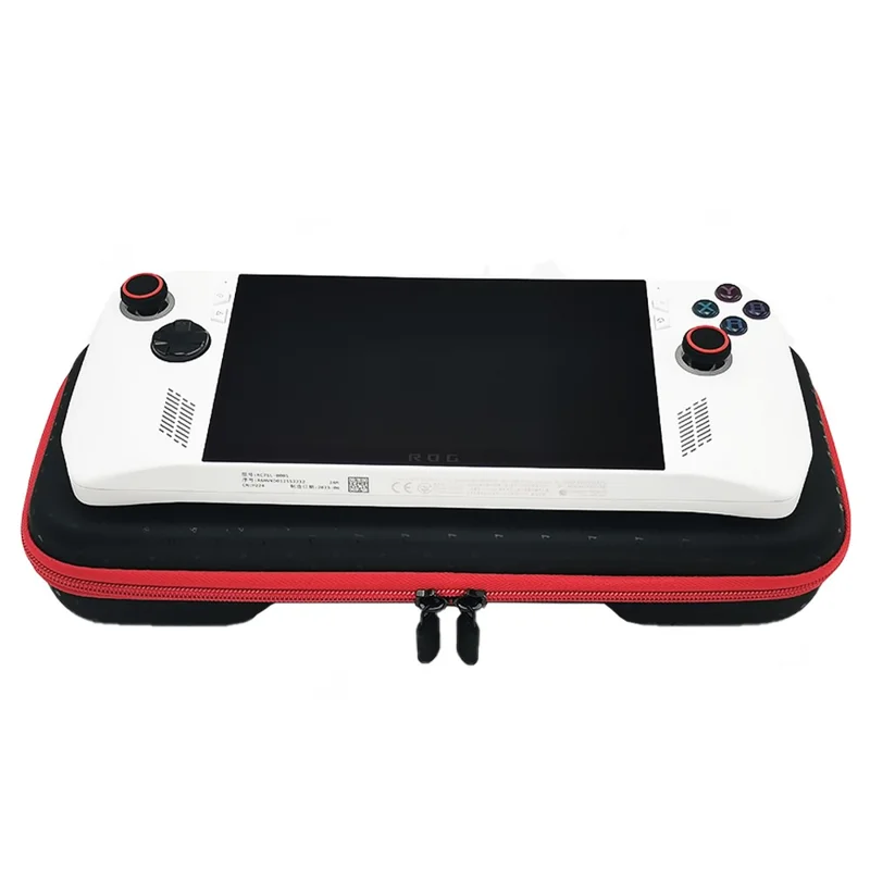 Для ASUS ROG Ally Game Console Storage Bag Portable Carrying Bag with Silicone Case Cover - Blue