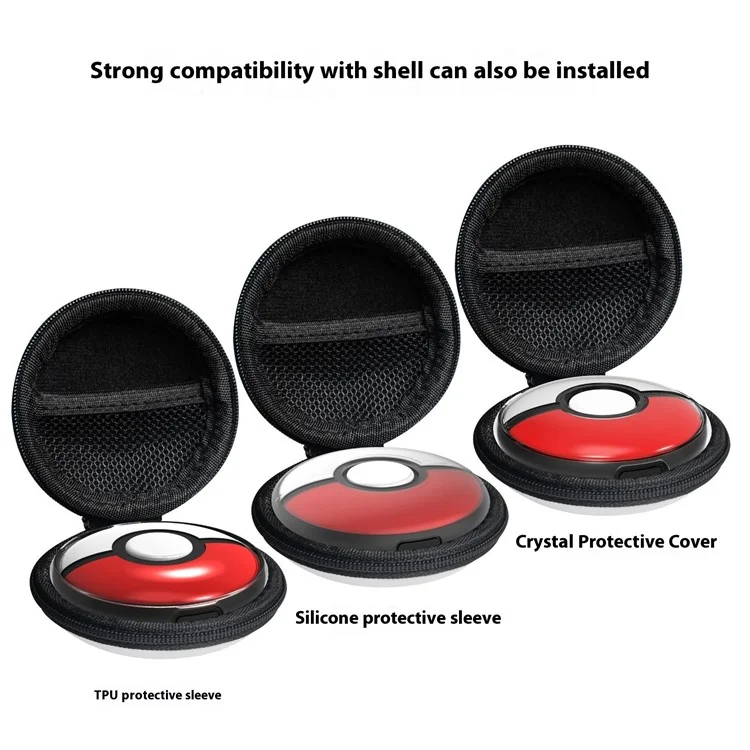 Für Pokémon go Plus + Tragetasche Tragbare Lagerbeutelhalterin Eva Organizer Bag