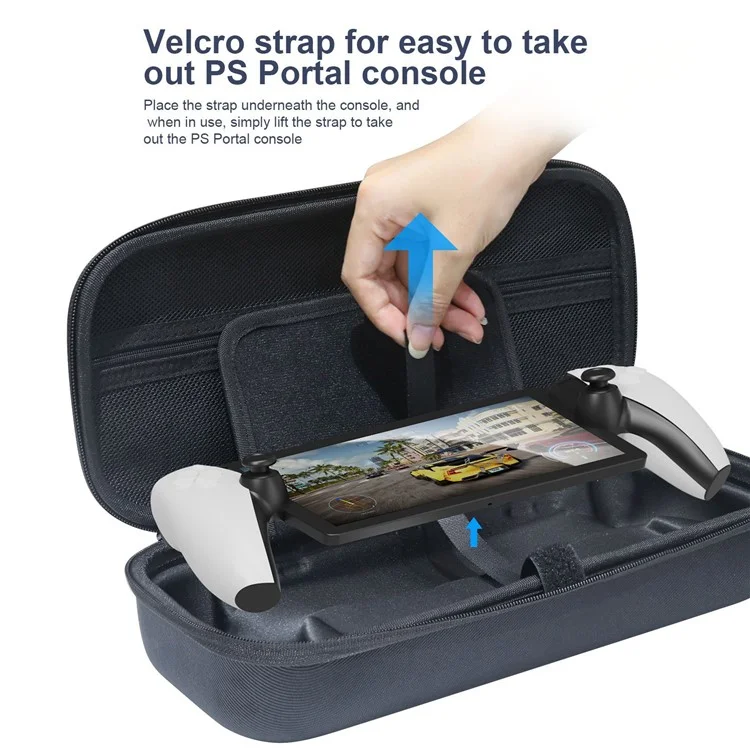 JYS JYS-P5190 Para Sony PS5 Portal Impermeable EVA Estuche de Almacenamiento Portátil Bolsa de Transporte para Consola de Juegos Portátil
