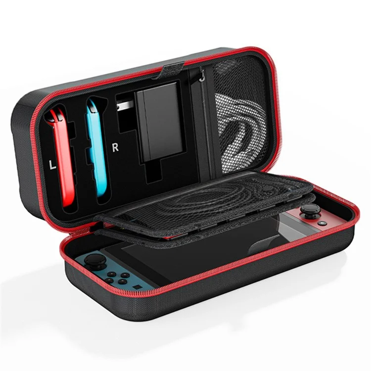 OIVO IV-SW188 Para Nintendo Switch / Bolsa de Transporte Switch OLED e Estojo de Armazenamento de Acessórios EVA - Cinza