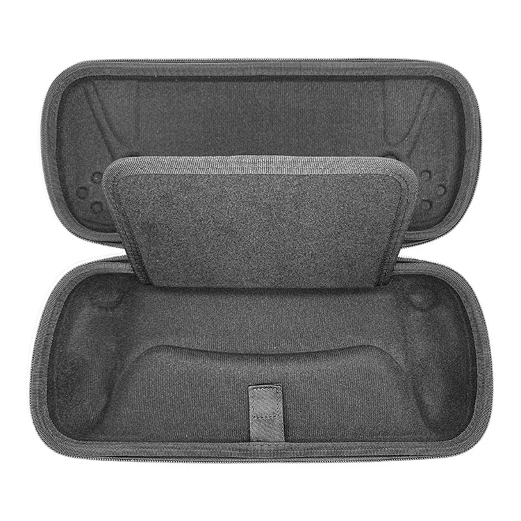 For PlayStation Portal Shockproof Storage Bag Game Console Carrying Case - Cross Texture PU Leather