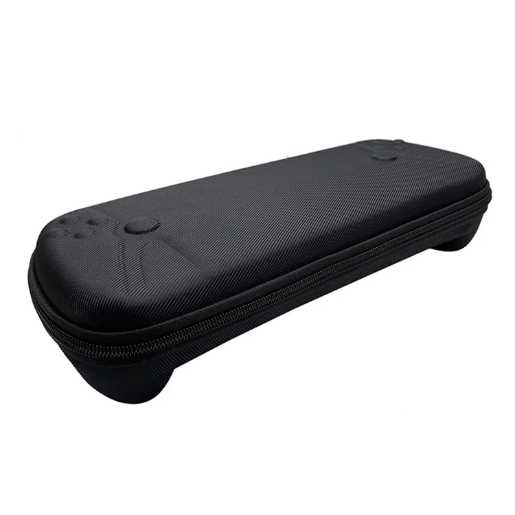 For PlayStation Portal Shockproof Storage Bag Game Console Carrying Case - Cross Texture PU Leather