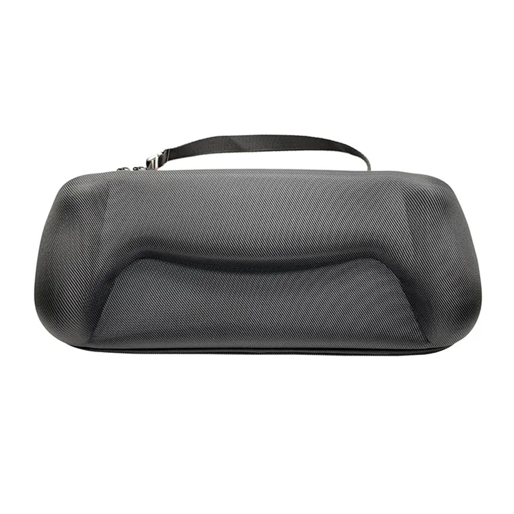 For PlayStation Portal Shockproof Storage Bag Game Console Carrying Case - Cross Texture PU Leather