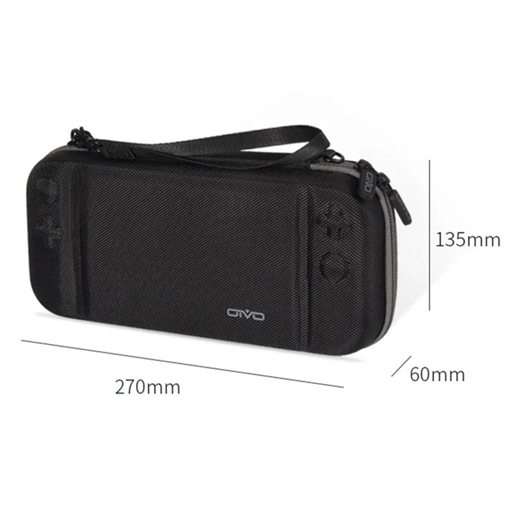 OIVO IV-SW117 For Nintendo Switch OLED Oxford Cloth Portable Hard Shell Travel Case