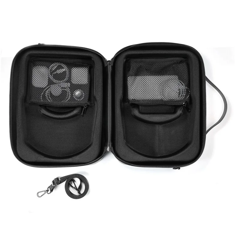 Funda protectora de transporte para el Apple Vision Pro MR Headset - Bolsa de almacenamiento portátil - Negro