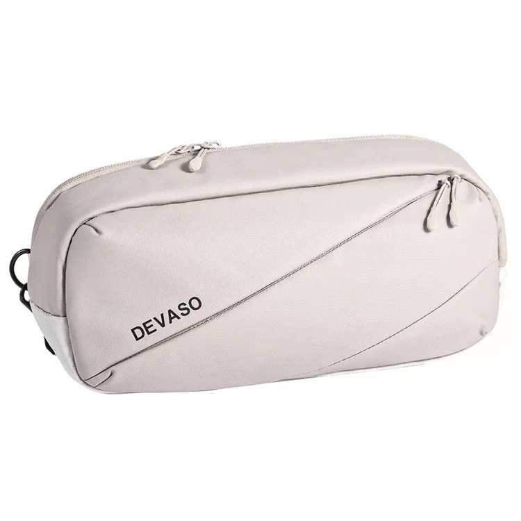 DEVASO 1133691 Bolsa de Transporte Portátil Crossbody Shoulder Bag Pouch para Steam Deck Console Devices - Cinza