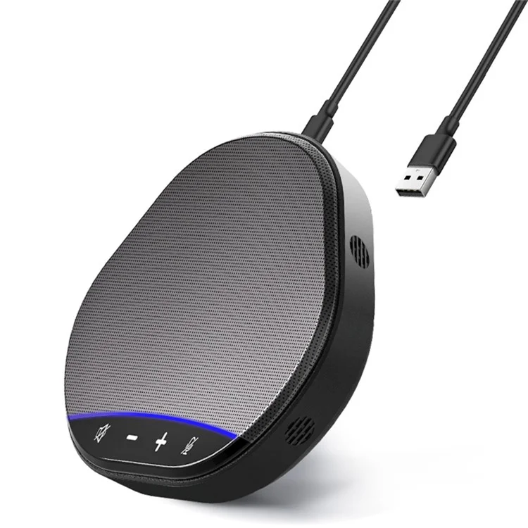 M6 USB-Mikrofon Schreibtisch-Mikrofon mit Anzeige Omnidirektionales Kondensatormikrofon für Aufnahmen
