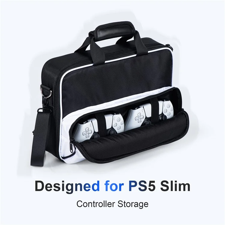 STARTRC GAMES Pour Sony PS5 Slim Sac de rangement pour console de jeu Sac bandoulière en toile Oxford