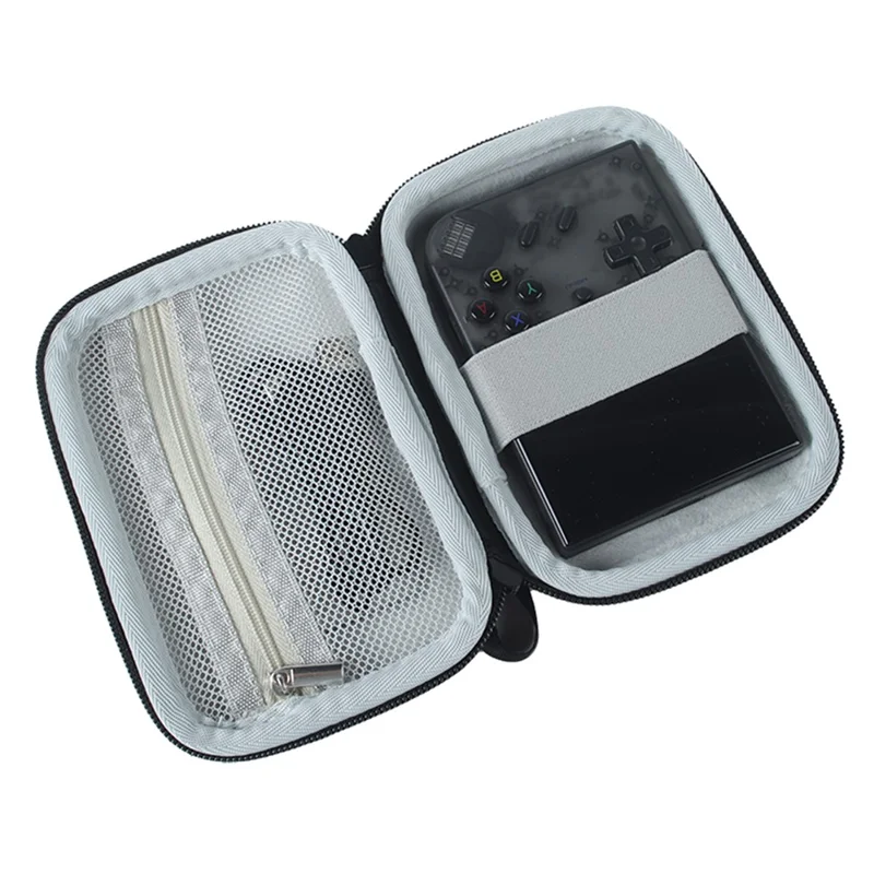 For ANBERNIC RG35XX Plus Game Console EVA Storage Bag Portable Carrying Pouch Organizer